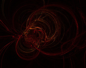 Abstract Circles, circles, abstract, awesome, red, bubbles, orange HD wallpaper