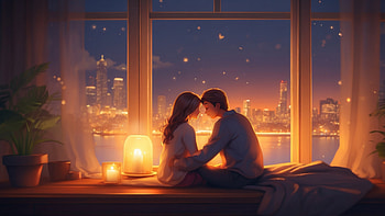 Romantic Cityscape Soulmate, Soulmate, romance, couple, cityscape HD wallpaper