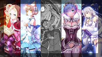 Rem (Re:zero), Subaru Natsuki, Anime, Re:zero Starting Life In Another World, Beatrice (Re:zero), Emilia (Re:zero), Felix Argyle HD wallpaper