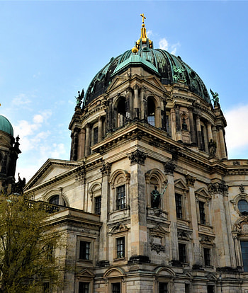 Berlin Cathedral, Old architecture, Statue art, Historical charm HD phone wallpaper