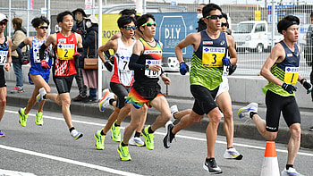 Marathon, 42 runners, Japanese, Outside online HD wallpaper