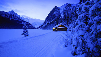 Hut Valley Landscape, hut, landscape, nature HD wallpaper