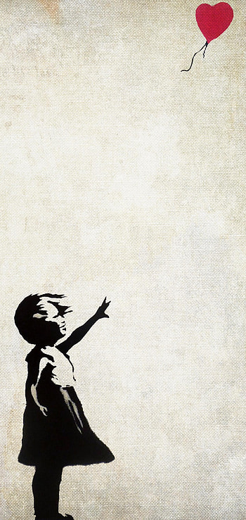 Girl with Balloon, Banksy HD phone wallpaper