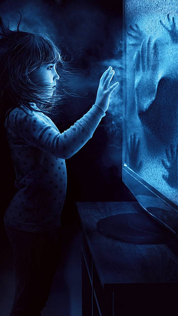 Poltergeist, scary, hand, little girl HD phone wallpaper