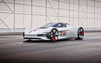 2021, Porsche Vision Gran Turismo, , Front View, Exterior, Race Car, White Vision Gran Turismo, German Cars, Porsche HD wallpaper