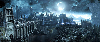 Dark Souls Town. 3440 x 1440: , Dark Souls 3440X1440 HD wallpaper
