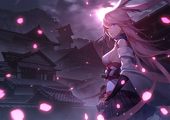 Yae Sakura Benghuai Xueyuan , anime-girl, anime HD wallpaper