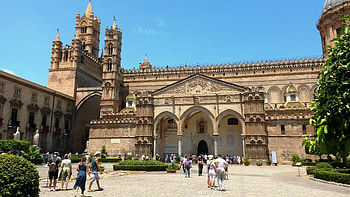 Cathedral, Palermo HD wallpaper