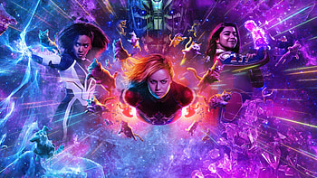 The Marvels 2023 , the-marvels, ms-marvel, kamala-khan, monica-rambeau, 2023-movies, movies, superheroes, artist, artwork, digital-art HD wallpaper