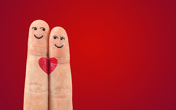 Heart Fingers, valentine-day, celebrations, heart, love HD wallpaper