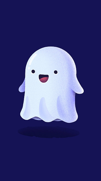 Ghostly , Iconutopia artwork, Mobile backgrounds HD phone wallpaper