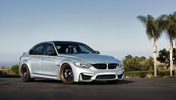 BMW-M3, Beamer, Silver, Sports Car, Custom Wheels HD wallpaper