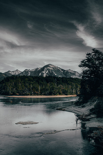 Nature, Rivers, Mountains, Shore, Bank, Forest, Shallow Water, Shoal HD phone wallpaper