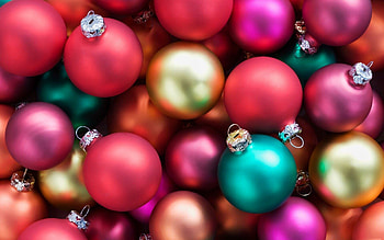 Christmas ornament, Beautiful patterns, Vibrant colors, Decorative elements HD wallpaper