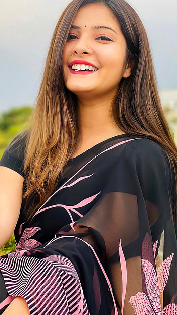Juhi krithika, , saree beauty HD phone wallpaper