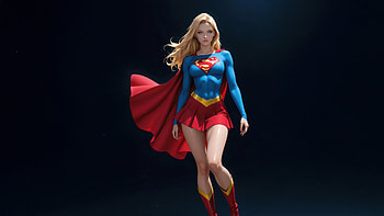 Supergirl Rising Light, supergirl, superheroes, artwork, art, digital-art, ai HD wallpaper
