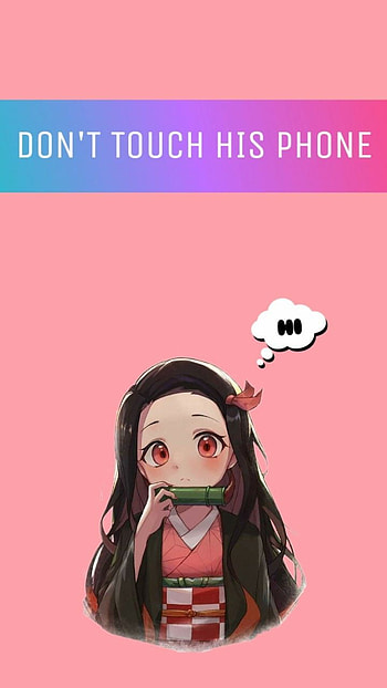 Anime don't touch, magenta, art HD phone wallpaper