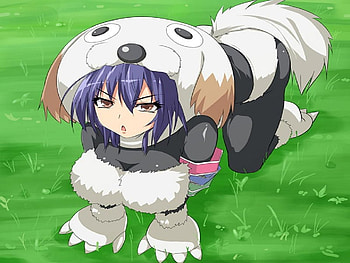 bark bark, anime, women, girl, dog ears, tail, female HD wallpaper