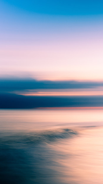 Horizon, Nature, Water, Sunset, Sky, Ocean HD phone wallpaper