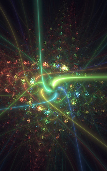 Abstract, Patterns, Shine, Brilliance, Fractal, Neon, Illumination, Backlight HD phone wallpaper