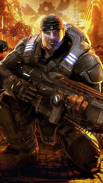 Marcus Fenix, Gears of War HD phone wallpaper