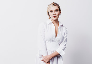 Elizabeth Olsen In White Dress, elizabeth-olsen, celebrities, girls HD wallpaper