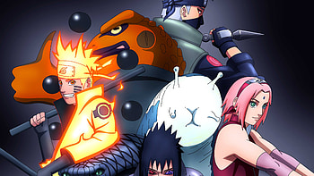Gamakichi Kakashi Hatake Katsuyu Naruto Uzumaki Sage Sage Mode Naruto HD wallpaper