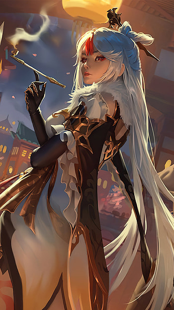 Ningguang, Genshin Impact HD phone wallpaper