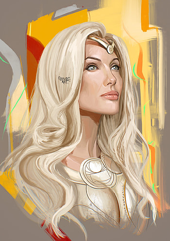 Eternals Thena, Celestials, Deviants, Comics, MCU, Marvel, Superheros HD phone wallpaper
