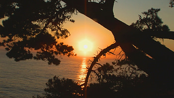 Big Sur Sunset Screensaver HD wallpaper