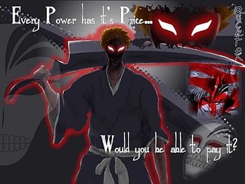 HOLLOW ICHIGO, bleach, ichigo, hallow, kurosaki HD wallpaper