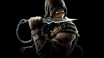 Scorpion, Mortal Kombat X, Game , Intense gameplay HD wallpaper