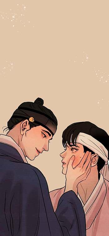 Ⓟ︎.Ⓞ︎.Ⓝ︎, art, black hair, Yaoi, painter of the night HD phone wallpaper