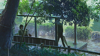 The Garden of Words, , Scenic anime, Word-inspired HD wallpaper