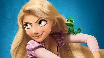 Rapunzel Animation, Yellow-haired female, Trading card, Walt Disney HD wallpaper