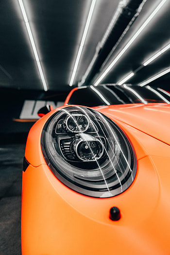 Porsche, Cars, Car, Front View, Headlight HD phone wallpaper