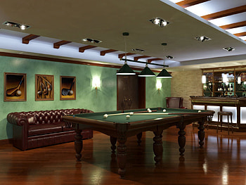 Billiards, Miscellanea, Miscellaneous, Table, Room, Entertainment HD wallpaper