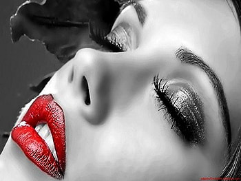 RED LIPS, lips, passion, female, red HD wallpaper