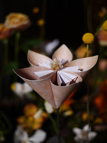 Flower, Miscellanea, Miscellaneous, Petals, Paper, Artificial HD phone wallpaper
