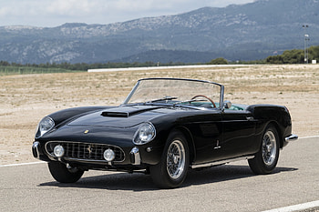 Black 1950 Ferrari 250 GT Cabriolet, Black, Ferrari 250 GT, Cabriolet, 1950 HD wallpaper