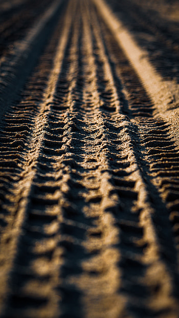 Sand, Macro, Texture, Close-Up, Track, Trace HD phone wallpaper