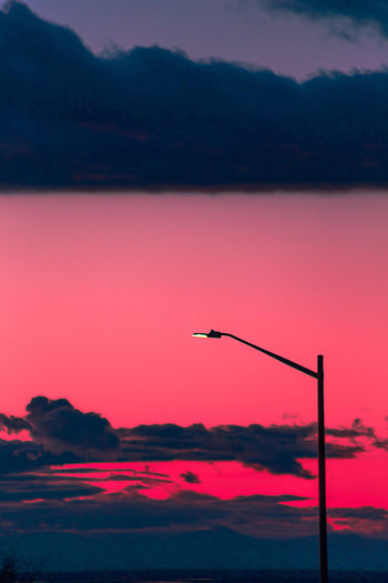 Sunset, Sky, Clouds, Miscellanea, Miscellaneous, Lantern, Lamp HD phone wallpaper