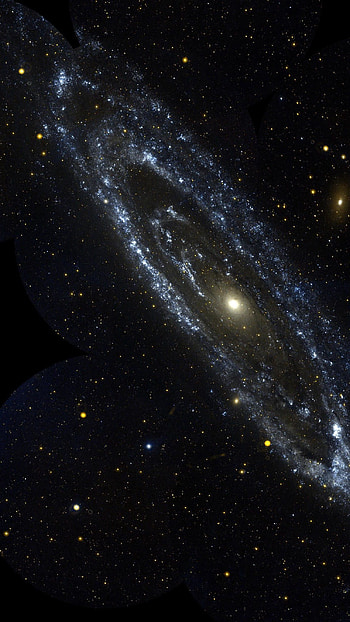 Galaxy, Black Galaxy HD phone wallpaper