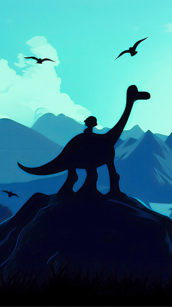 Good Dinosaur, Illustration, Sony Xperia HD phone wallpaper