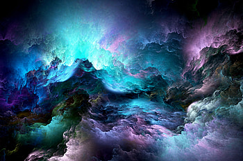 Glowing Clouds Abstract , clouds, abstract, glow, colorful HD wallpaper