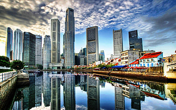 Modern city landscapes, Contemporary architecture, Futuristic cityscapes, Urban development HD wallpaper