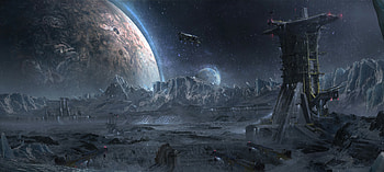 The Callisto Protocol: Tower Establishment Shot, video game, The Callisto Protocol HD wallpaper
