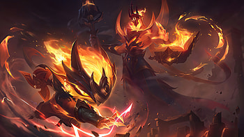 Infernal Karthus Splash Art, Video Game, League Of Legends, Karthus (League Of Legends) HD wallpaper