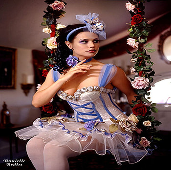JUST ...BEAUTIFUL.., sheer, head band, flowers, warm, dress, woman, playful, home HD wallpaper