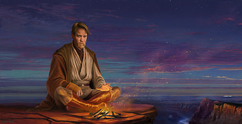 Hermit Obi Wan Kenobi Artwork, obi-wan-kenobi, star-wars, artist, deviantart, artwork HD wallpaper